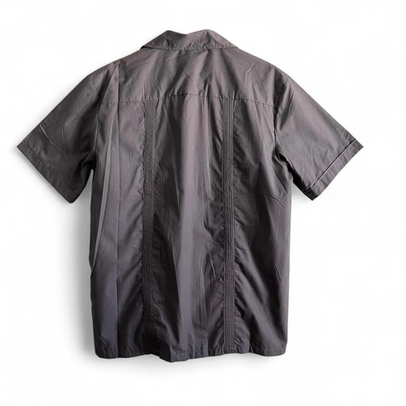 Platoon Men’s Guayabera Dark Grey - Picture 4 of 6